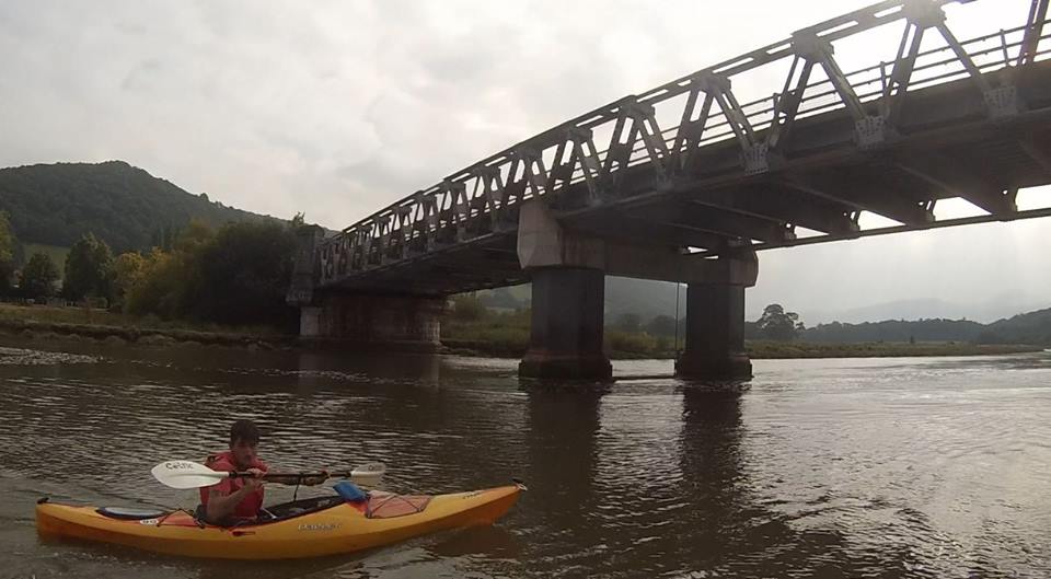 Conwy River Kayak Hire : At the bridge